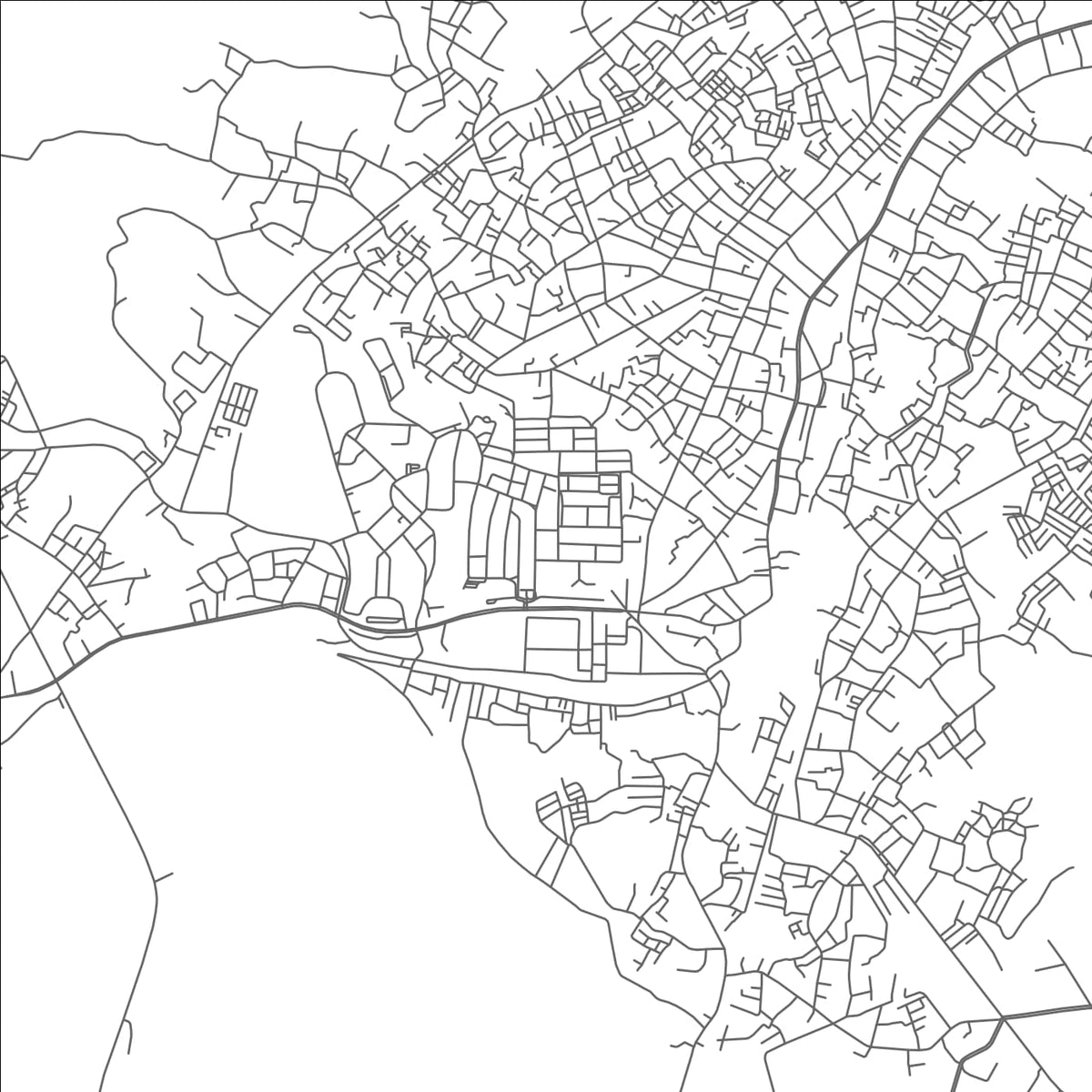 ROAD MAP OF PRABUMULIH, INDONESIA BY MAPBAKES