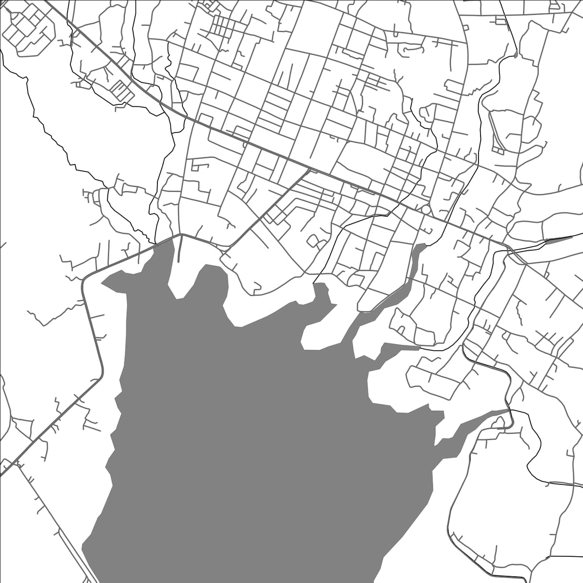 ROAD MAP OF PRAYA, INDONESIA BY MAPBAKES