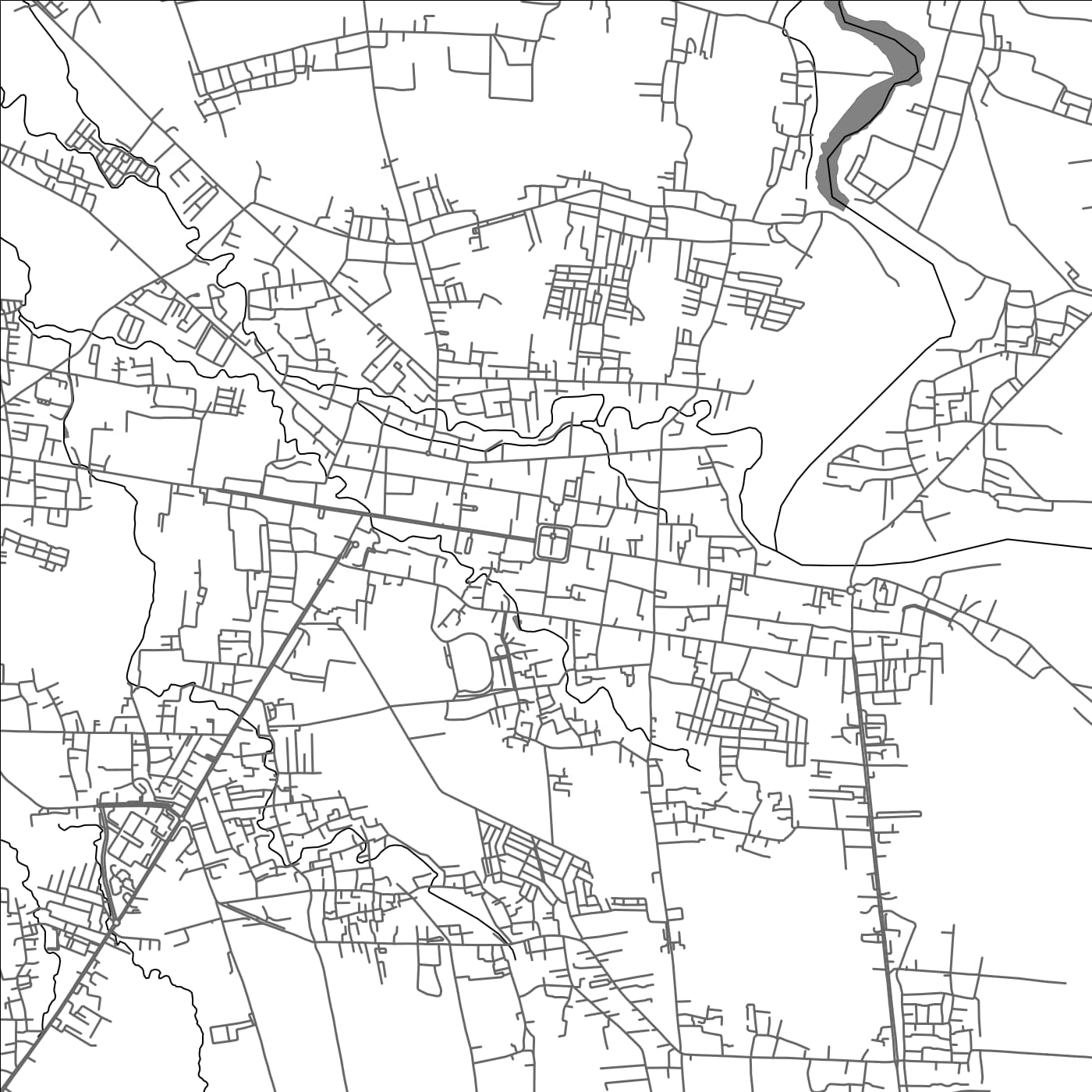 ROAD MAP OF PURBALINGGA, INDONESIA BY MAPBAKES