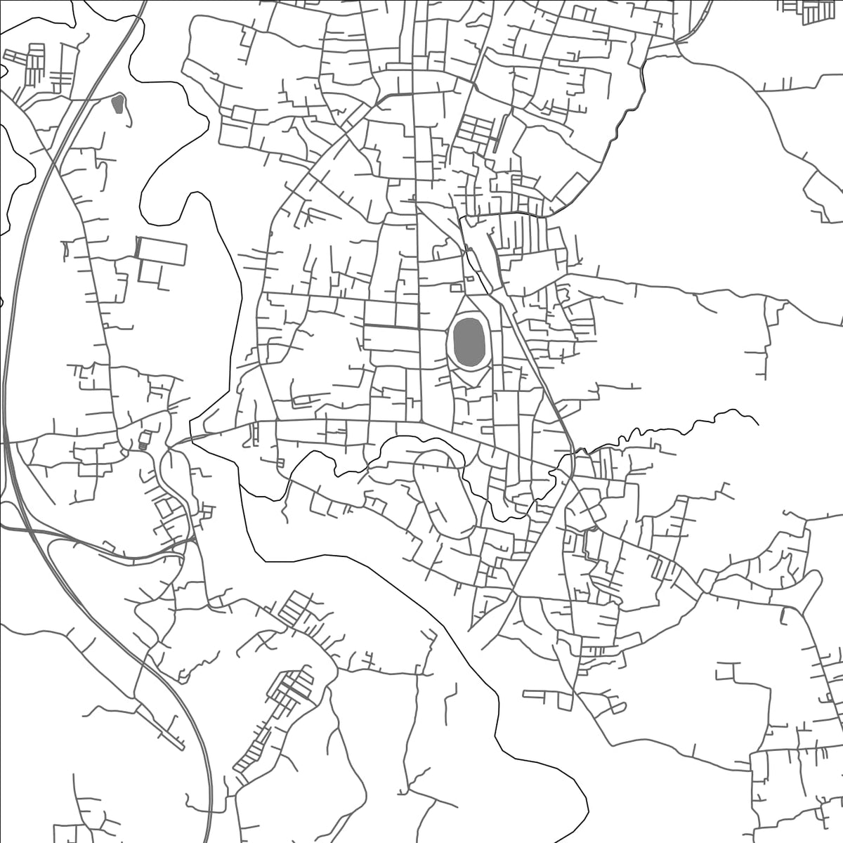 ROAD MAP OF PURWAKARTA, INDONESIA BY MAPBAKES