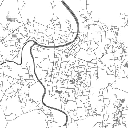 ROAD MAP OF RANGKASBITUNG, INDONESIA BY MAPBAKES