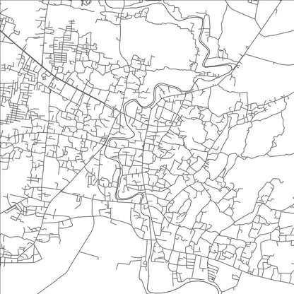 ROAD MAP OF SAMPANG, INDONESIA BY MAPBAKES