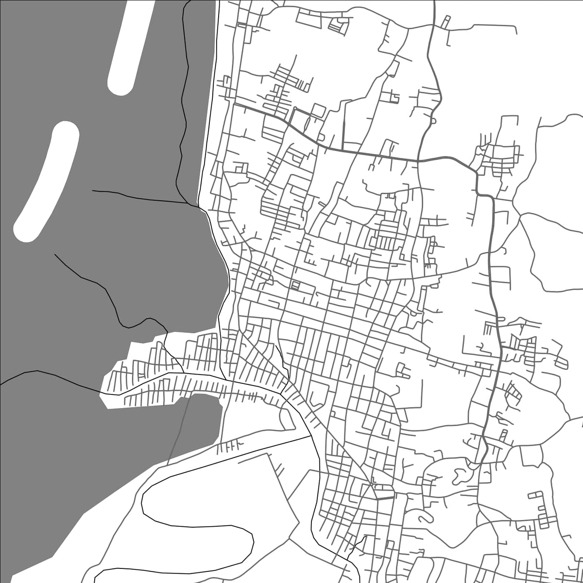 ROAD MAP OF SENGKANG, INDONESIA BY MAPBAKES