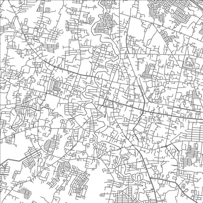 ROAD MAP OF SERANG, INDONESIA BY MAPBAKES