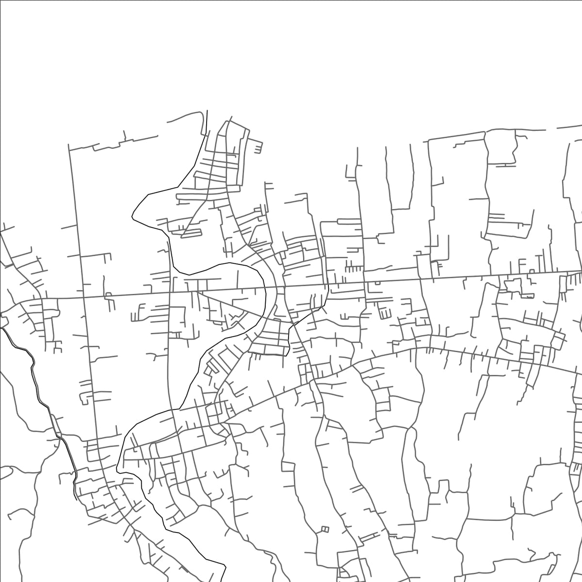 ROAD MAP OF SERIRIT, INDONESIA BY MAPBAKES