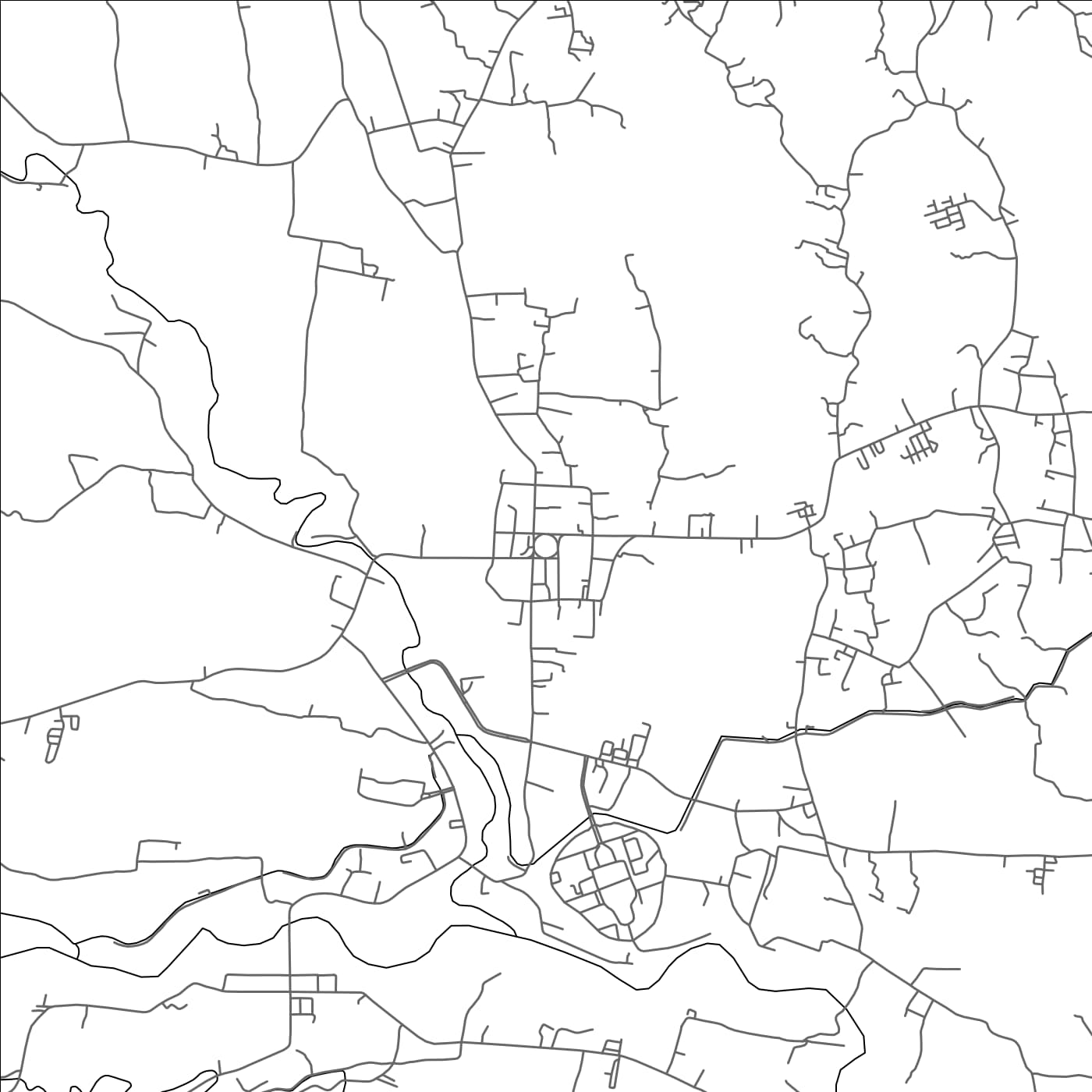 ROAD MAP OF SINGAPARNA, INDONESIA BY MAPBAKES