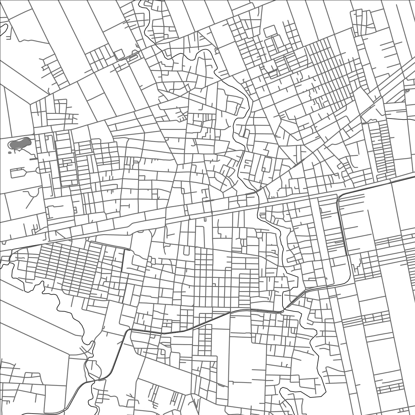 ROAD MAP OF SRAGEN, INDONESIA BY MAPBAKES