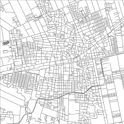 ROAD MAP OF SRAGEN, INDONESIA BY MAPBAKES