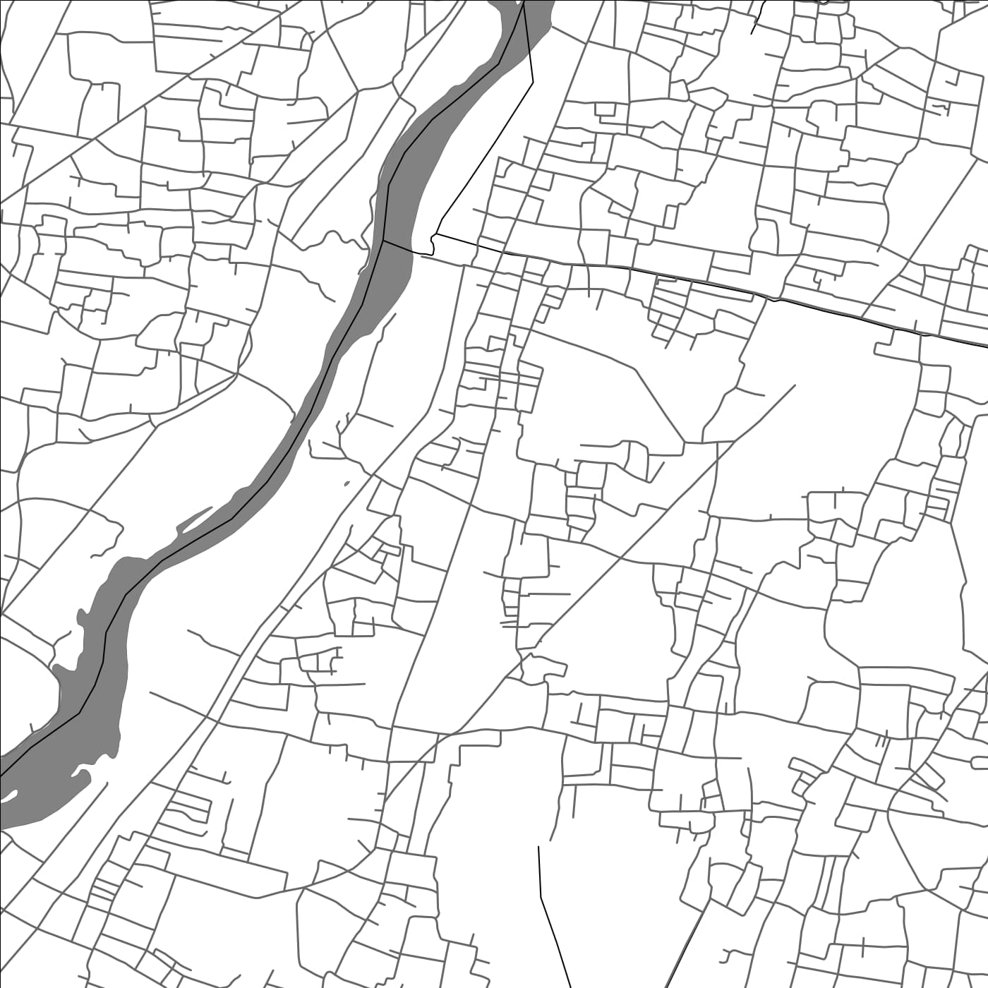 ROAD MAP OF SRANDAKAN, INDONESIA BY MAPBAKES