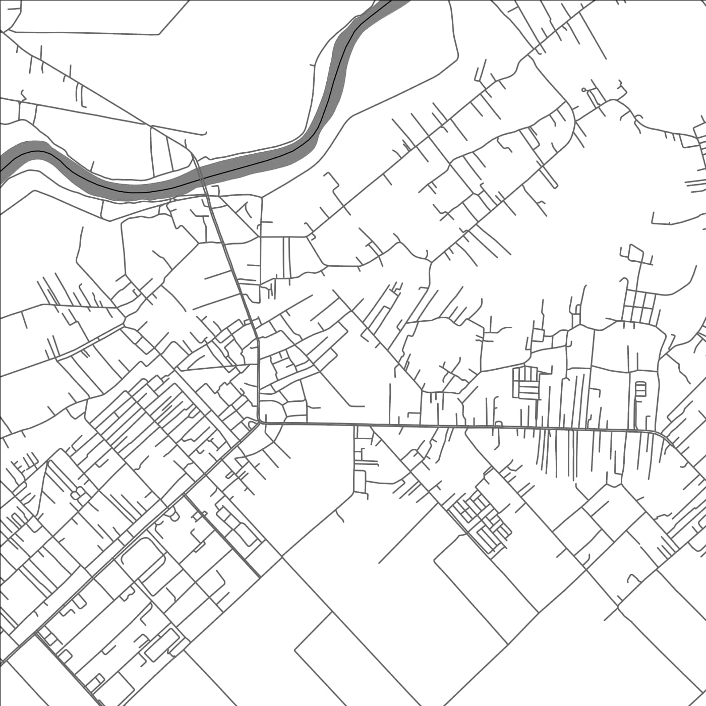 ROAD MAP OF STABAT, INDONESIA BY MAPBAKES