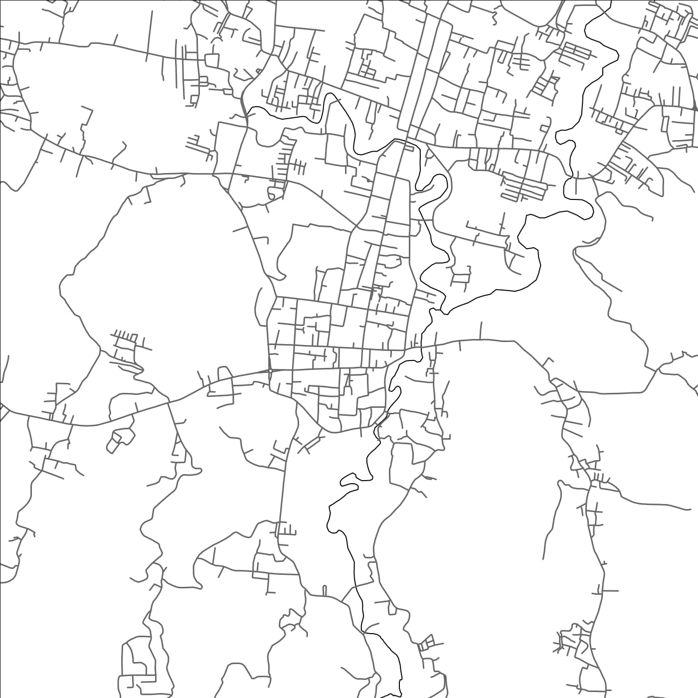 ROAD MAP OF SUMEDANG UTARA, INDONESIA BY MAPBAKES