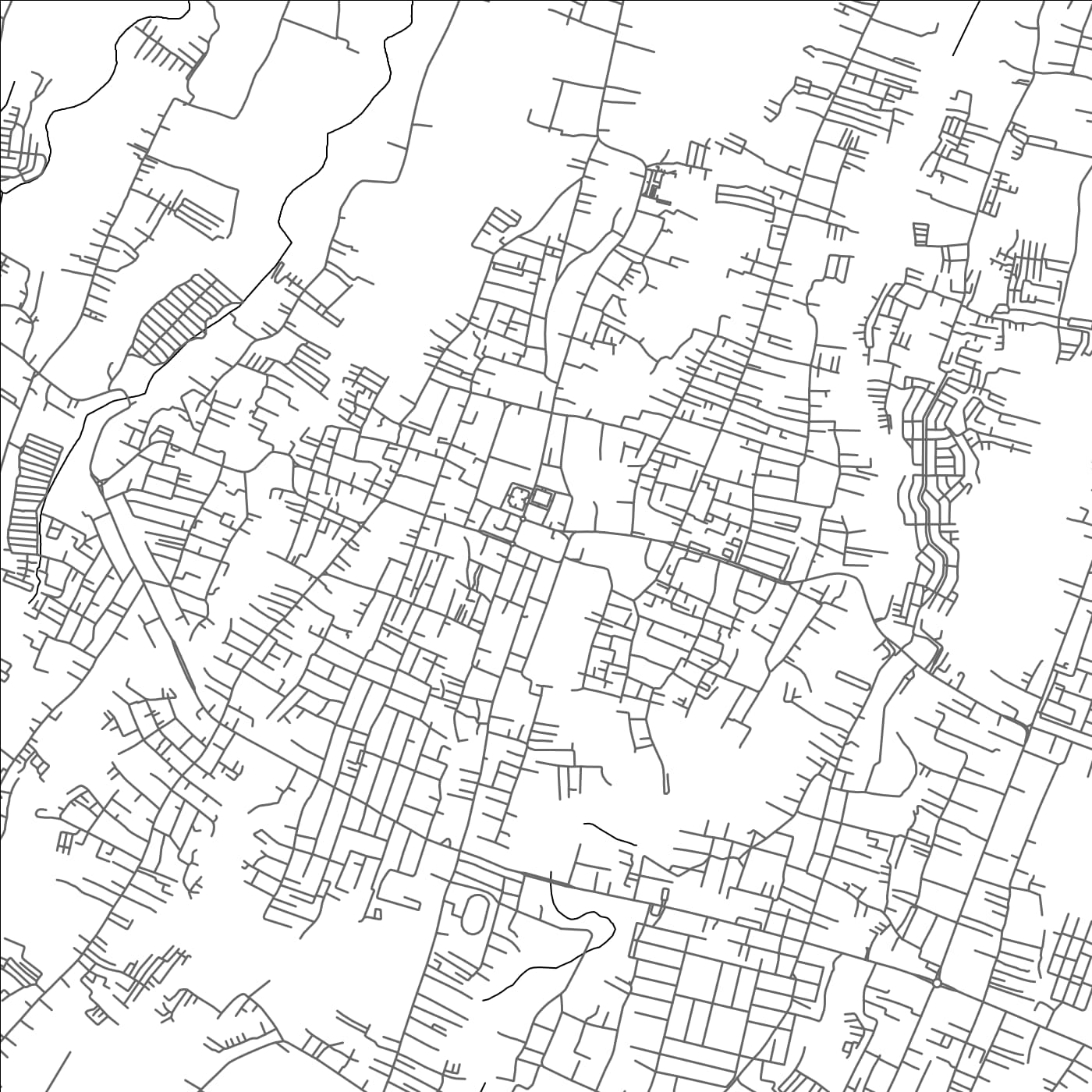 ROAD MAP OF TABANAN, INDONESIA BY MAPBAKES