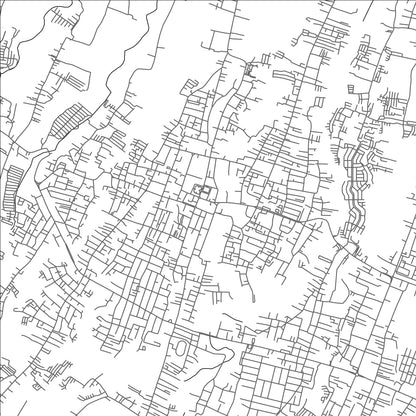 ROAD MAP OF TABANAN, INDONESIA BY MAPBAKES