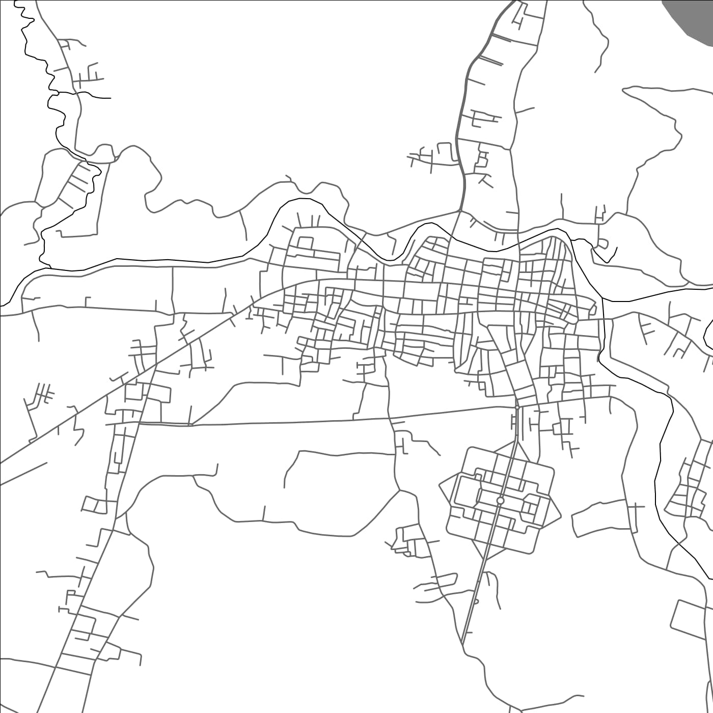 ROAD MAP OF TALIWANG, INDONESIA BY MAPBAKES