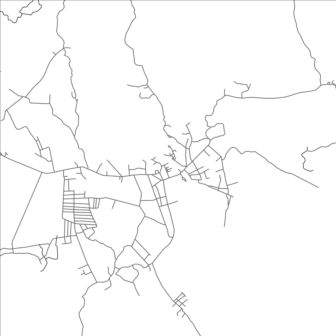 ROAD MAP OF TELUK DALAM, INDONESIA BY MAPBAKES