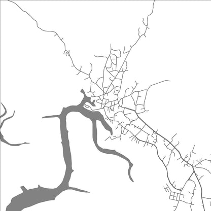 ROAD MAP OF TEMINABUAN, INDONESIA BY MAPBAKES