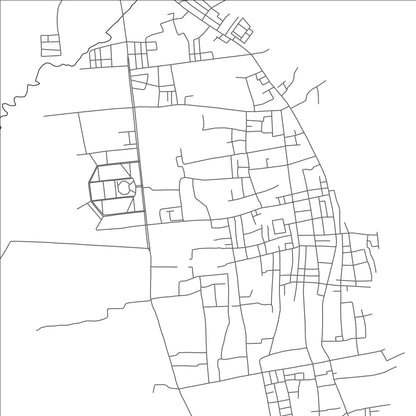 ROAD MAP OF TOBELO, INDONESIA BY MAPBAKES