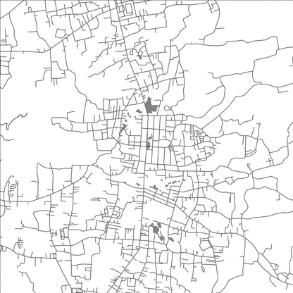 ROAD MAP OF TOMOHON, INDONESIA BY MAPBAKES