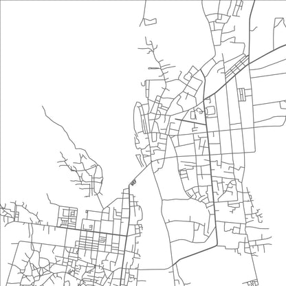 ROAD MAP OF TUAL, INDONESIA BY MAPBAKES