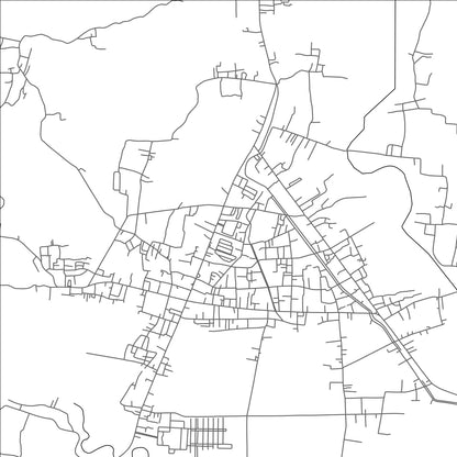 ROAD MAP OF WANGON, INDONESIA BY MAPBAKES