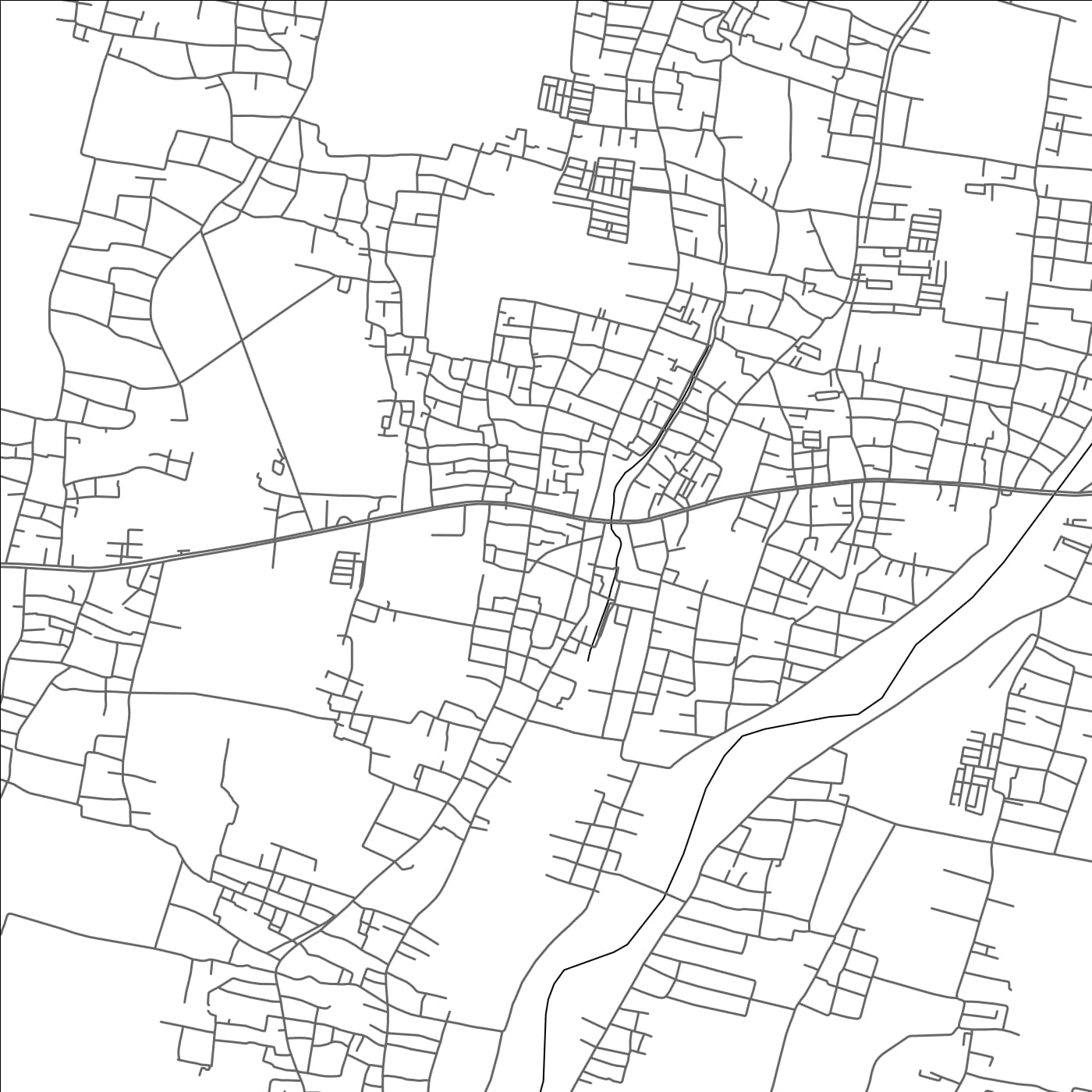 ROAD MAP OF WIRADESA, INDONESIA BY MAPBAKES