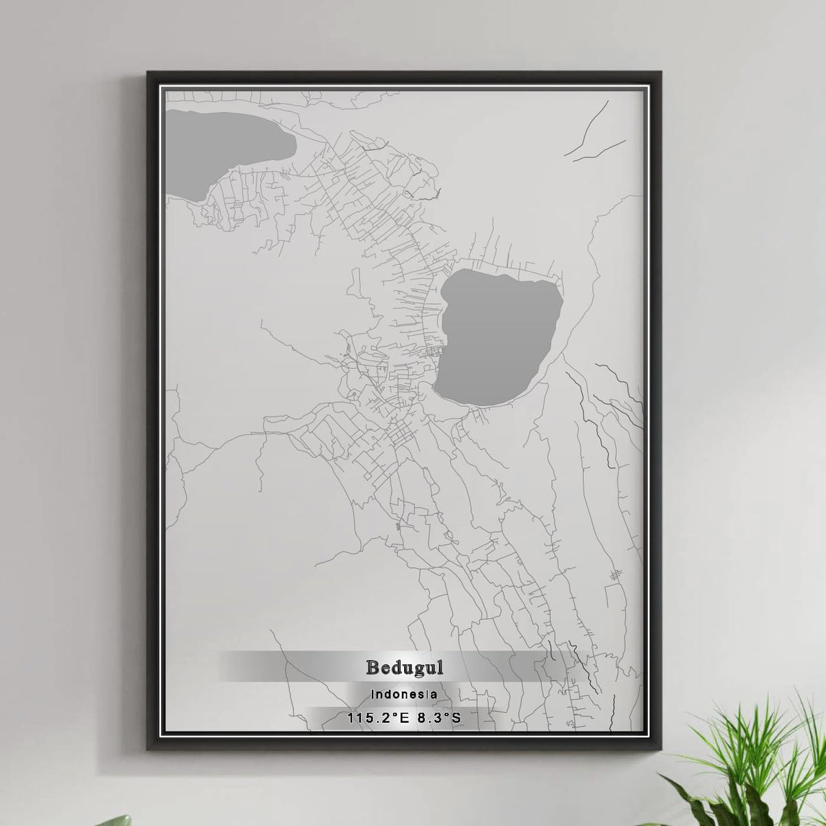 ROAD MAP OF BEDUGUL, INDONESIA BY MAPBAKES