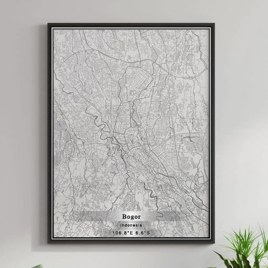 ROAD MAP OF BOGOR, INDONESIA BY MAPBAKES