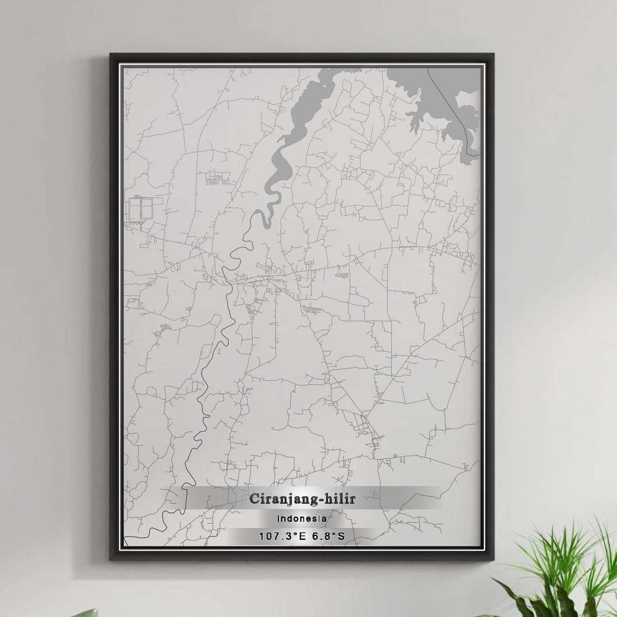 ROAD MAP OF CIRANJANG-HILIR, INDONESIA BY MAPBAKES