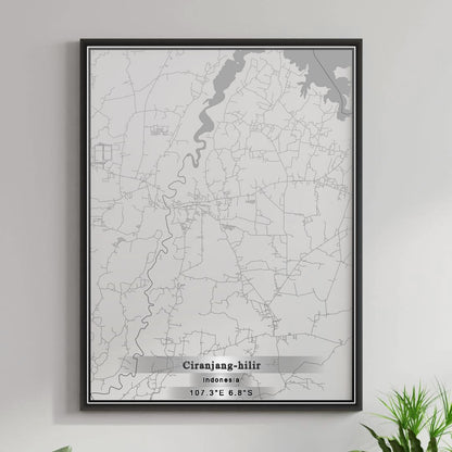 ROAD MAP OF CIRANJANG-HILIR, INDONESIA BY MAPBAKES