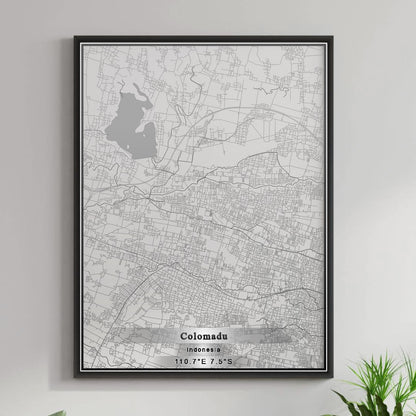 ROAD MAP OF COLOMADU, INDONESIA BY MAPBAKES