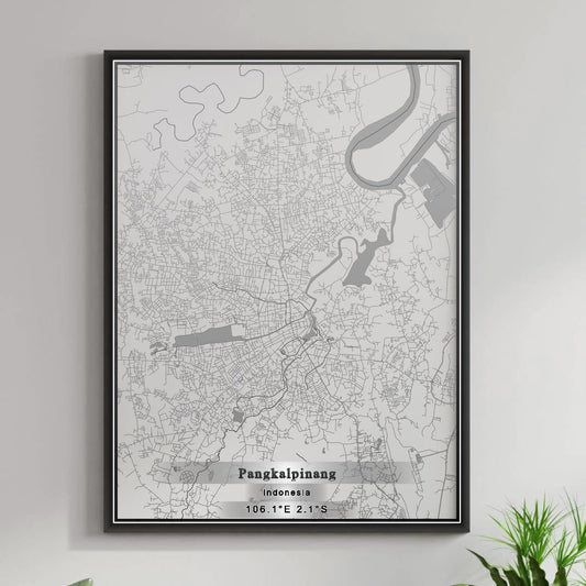 ROAD MAP OF PANGKALPINANG, INDONESIA BY MAPBAKES