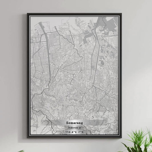 ROAD MAP OF SEMARANG, INDONESIA BY MAPBAKES