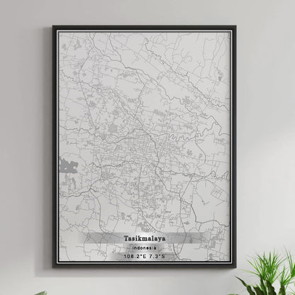 ROAD MAP OF TASIKMALAYA, INDONESIA BY MAPBAKES