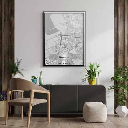 ROAD MAP OF KISARAZU, JAPAN BY MAPBAKES