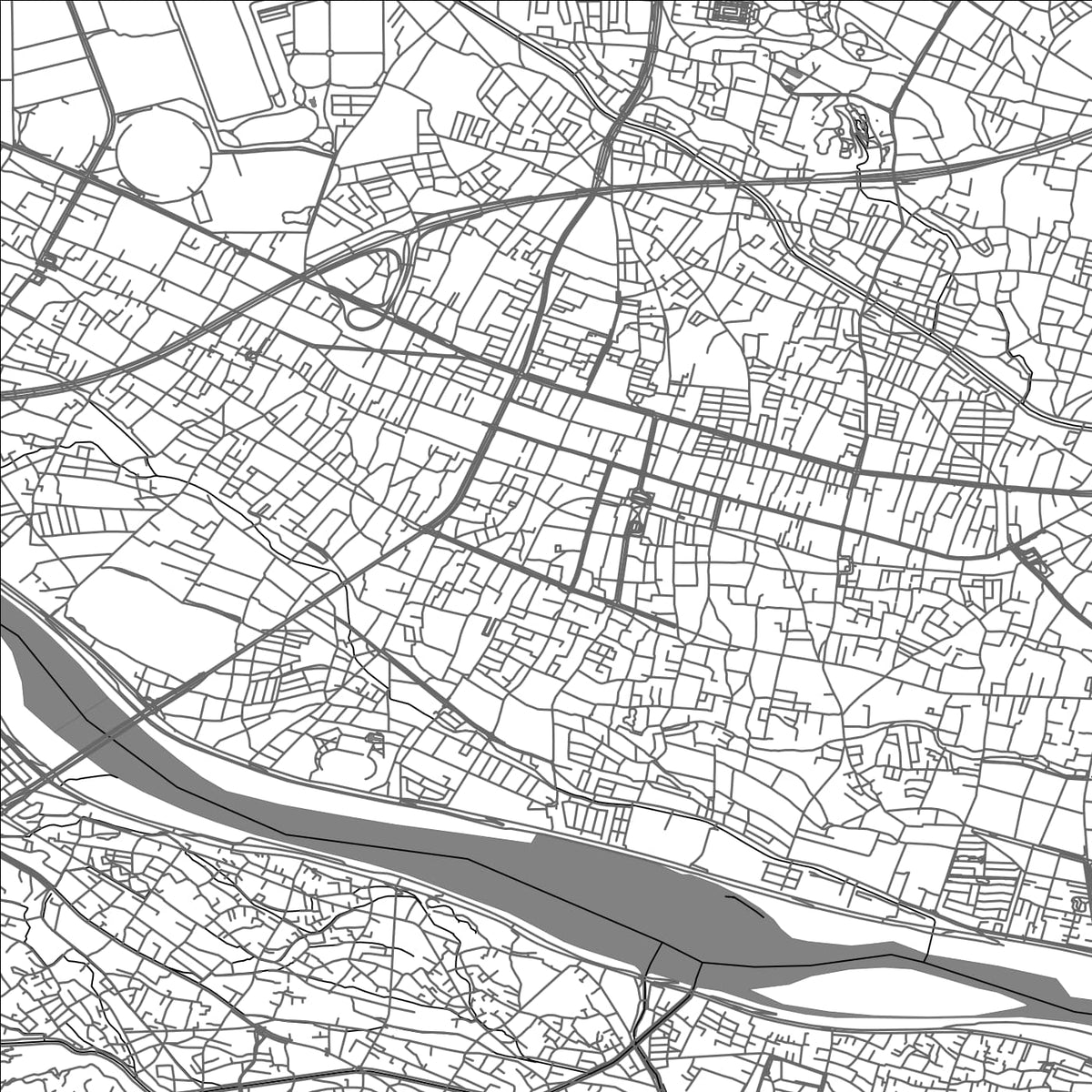 ROAD MAP OF CHOFU, JAPAN BY MAPBAKES