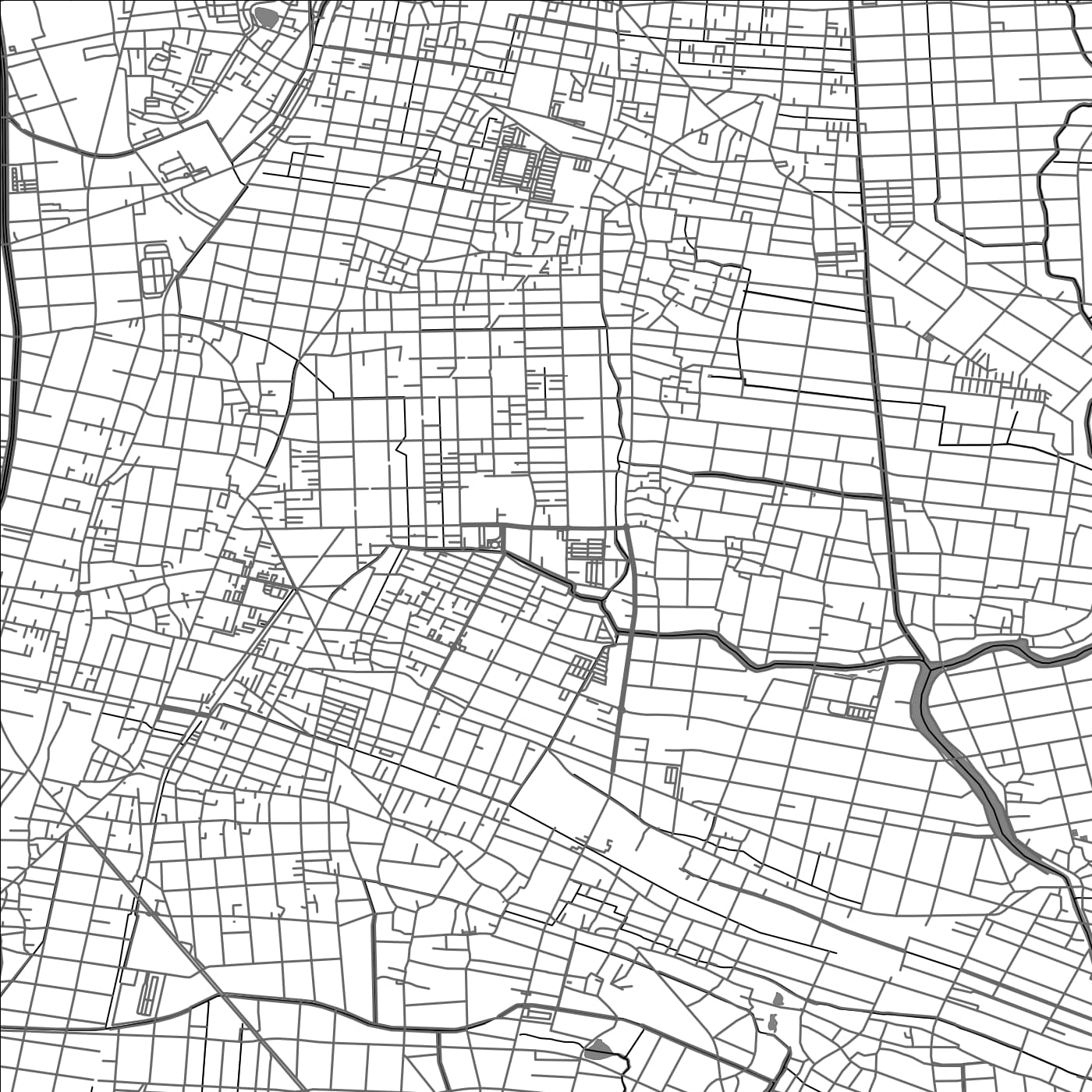 ROAD MAP OF AISAI, JAPAN BY MAPBAKES