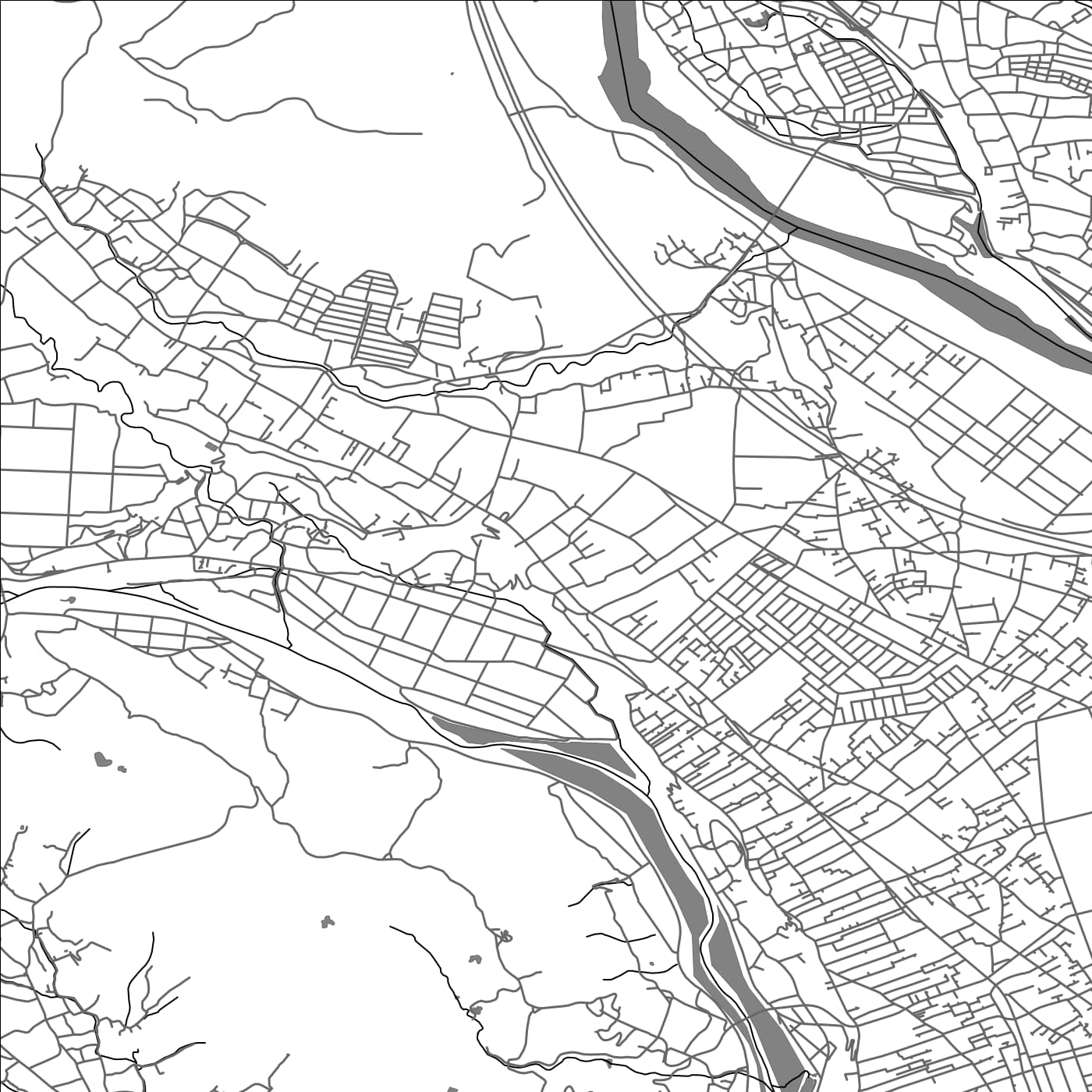 ROAD MAP OF AIZAWA, JAPAN BY MAPBAKES