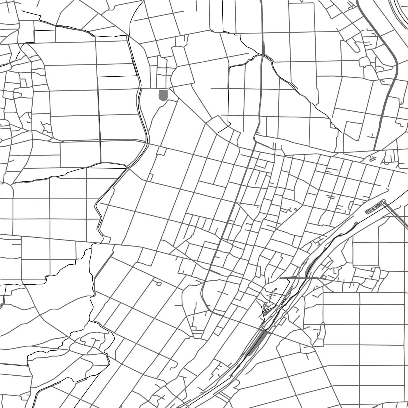 ROAD MAP OF AIZUMISATO, JAPAN BY MAPBAKES