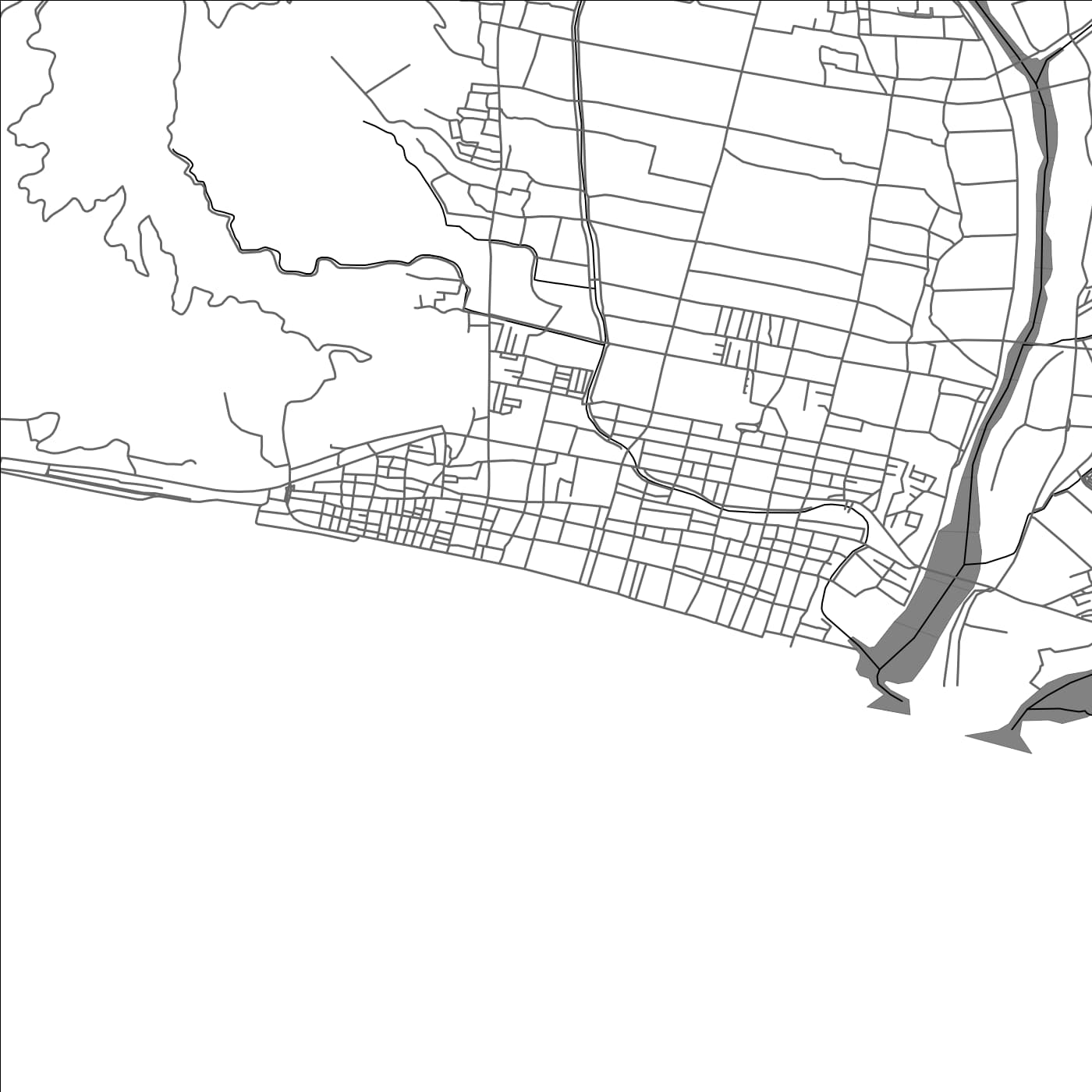 ROAD MAP OF AKI, JAPAN BY MAPBAKES