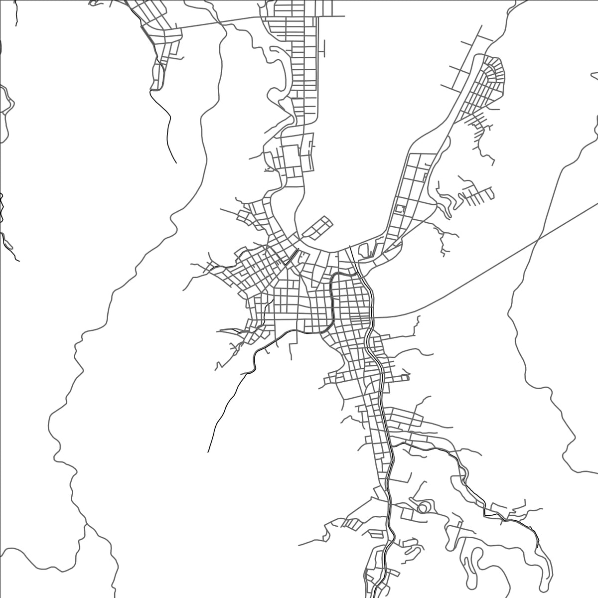 ROAD MAP OF AMAMI, JAPAN BY MAPBAKES