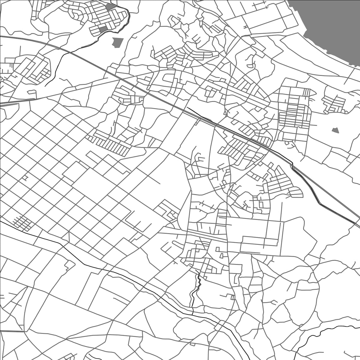 ROAD MAP OF AMI, JAPAN BY MAPBAKES