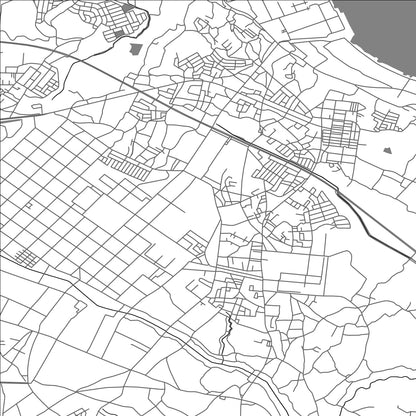 ROAD MAP OF AMI, JAPAN BY MAPBAKES