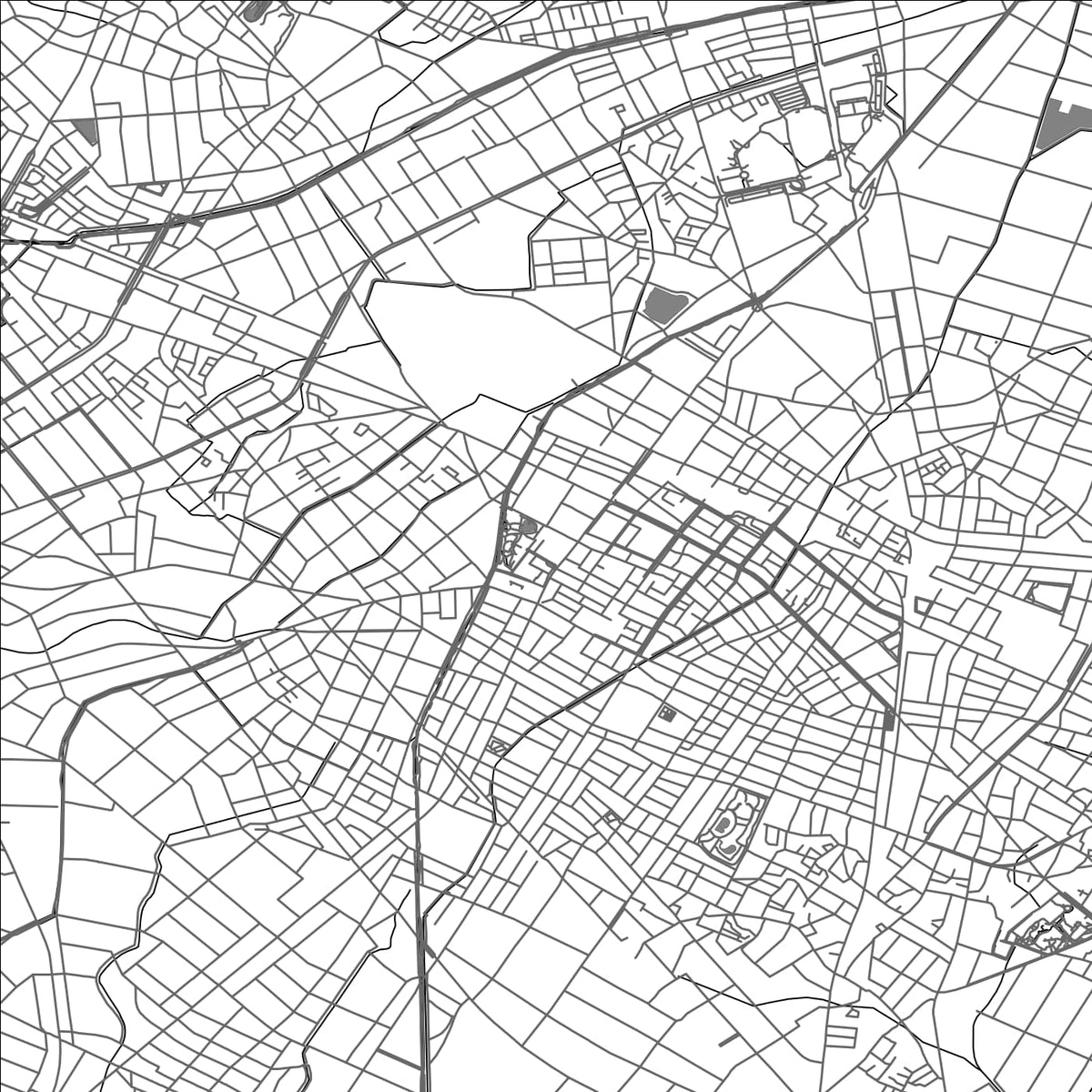 ROAD MAP OF ANJO AICHI, JAPAN BY MAPBAKES