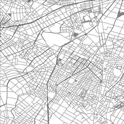 ROAD MAP OF ANJO AICHI, JAPAN BY MAPBAKES