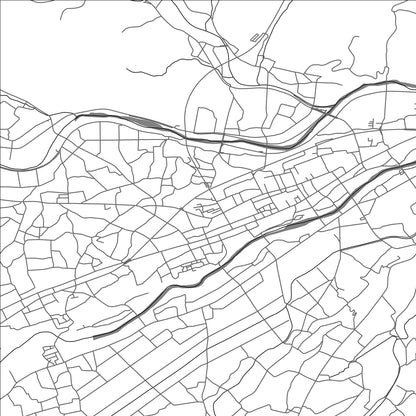 ROAD MAP OF ANNAKA, JAPAN BY MAPBAKES