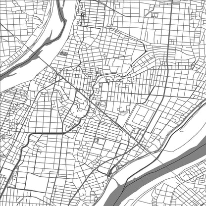 ROAD MAP OF ANPACHI, JAPAN BY MAPBAKES
