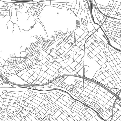 ROAD MAP OF ASAHI MIE, JAPAN BY MAPBAKES