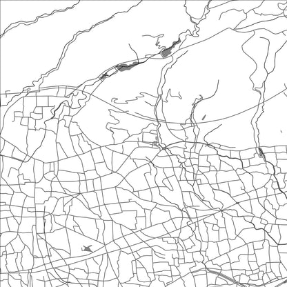 ROAD MAP OF AWA, JAPAN BY MAPBAKES