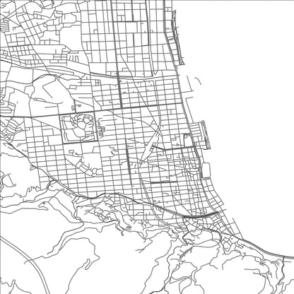 ROAD MAP OF BEPPU, JAPAN BY MAPBAKES