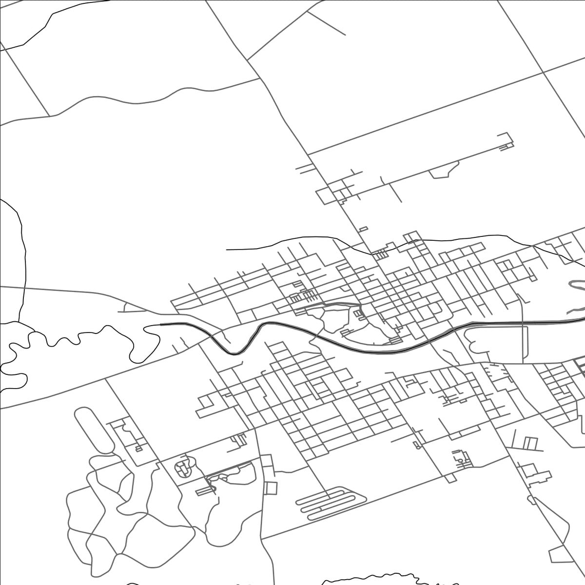 ROAD MAP OF BETSUKAI, JAPAN BY MAPBAKES
